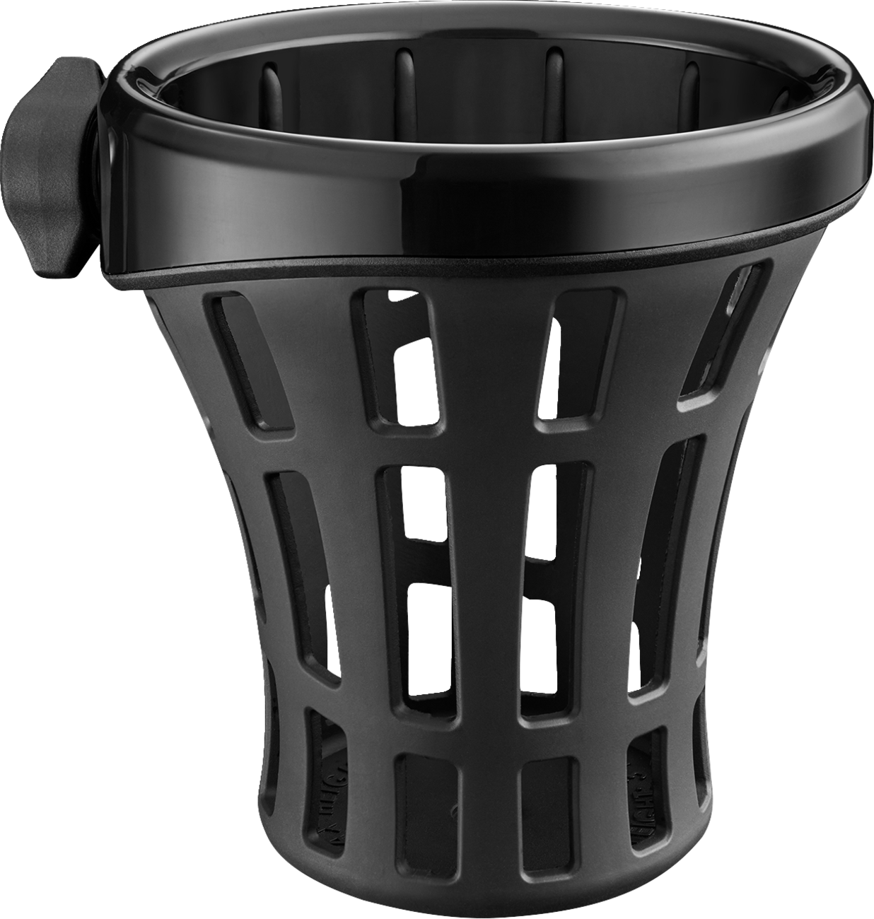 CIRO Gen 2 Drink Holder - Big Ass® / Black / Black 7/8"/1" Handlebar Mount 0636-0601