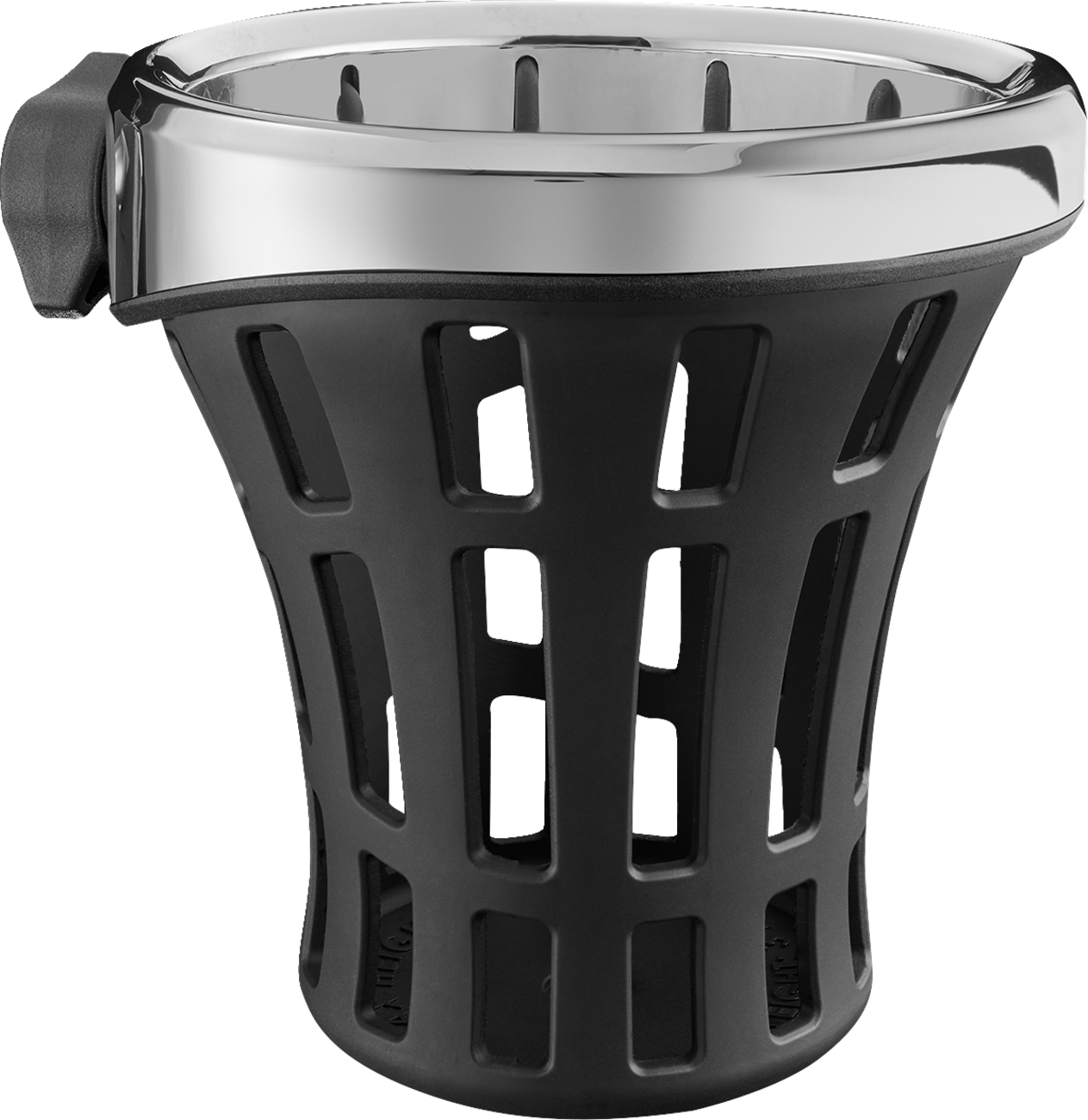 CIRO Gen 2 Drink Holder - Big Ass® / Chrome / Chrome 1-1/8"/1-1/4" Handlebar Mount 0636-0597