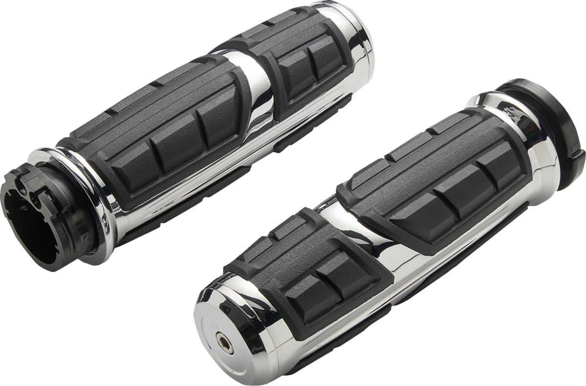 CIRO Grips - Chicane™ / Cable / Chrome 0630-3237