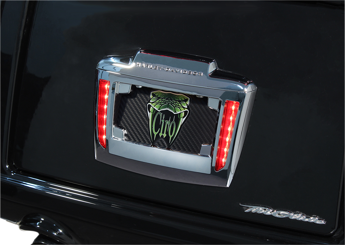 CIRO License Plate Frame - '09+ Trike / Chrome 2030-1435