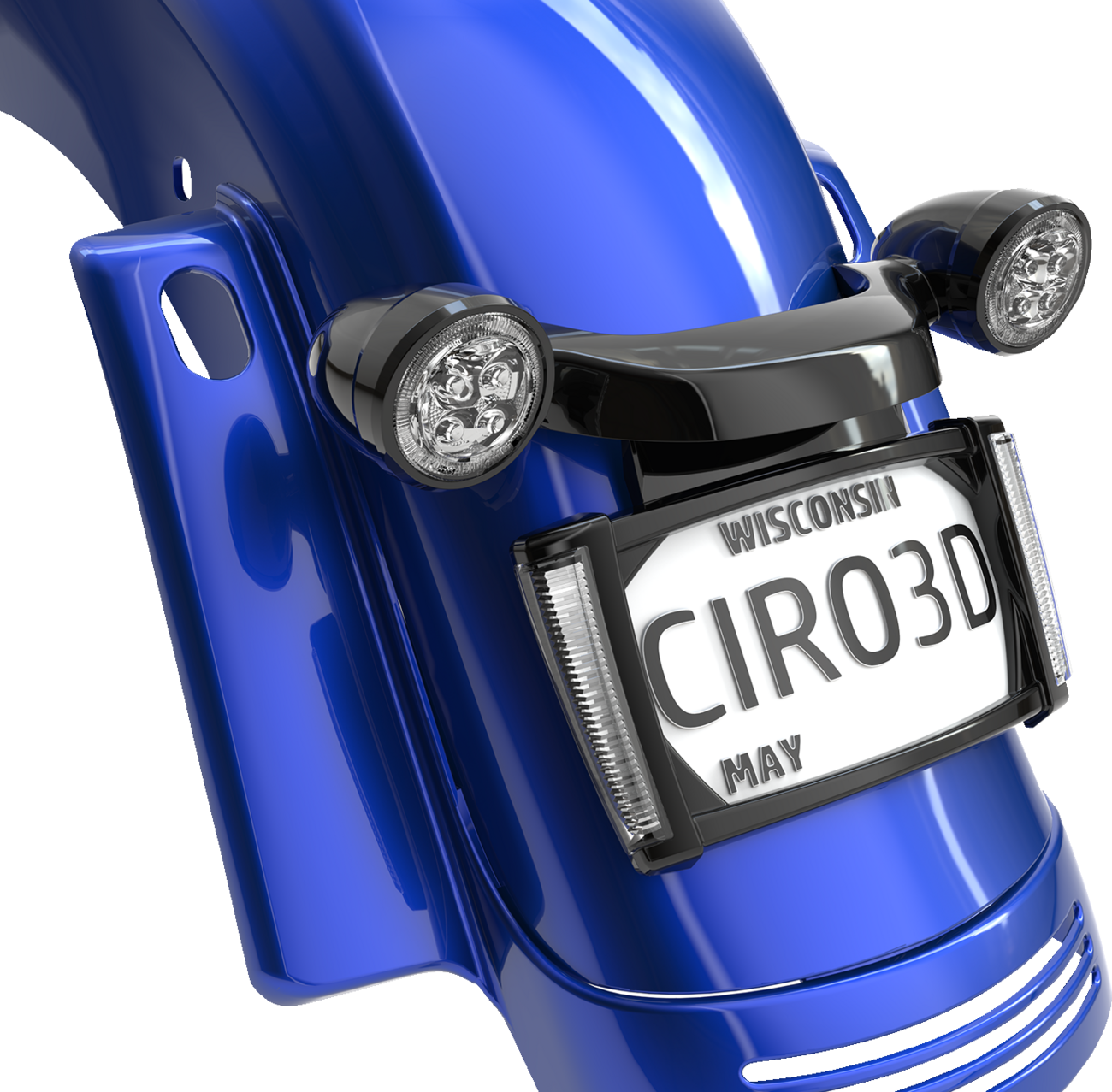 CIRO License Plate Frame - Black / Smoke 2030-2089