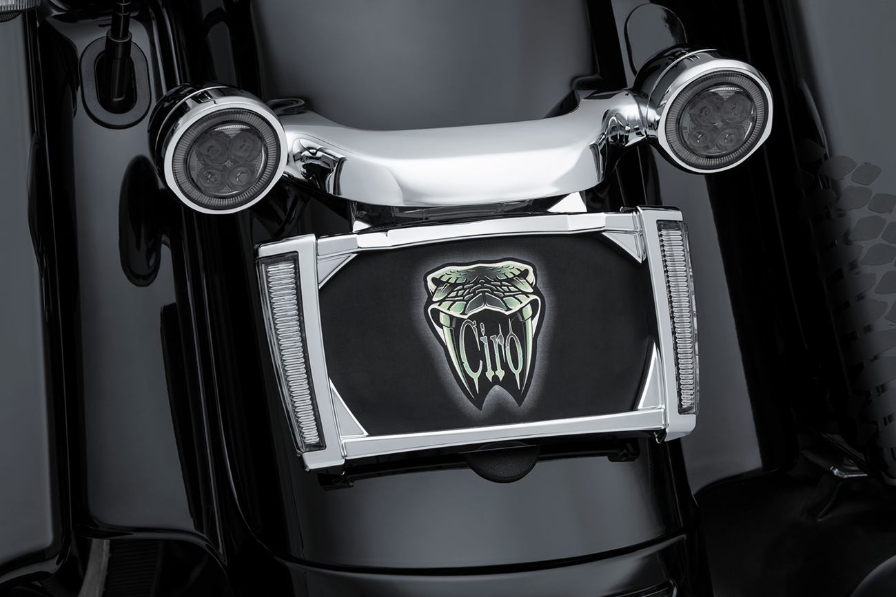 CIRO License Plate Frame - Chrome / Smoke 2030-2087
