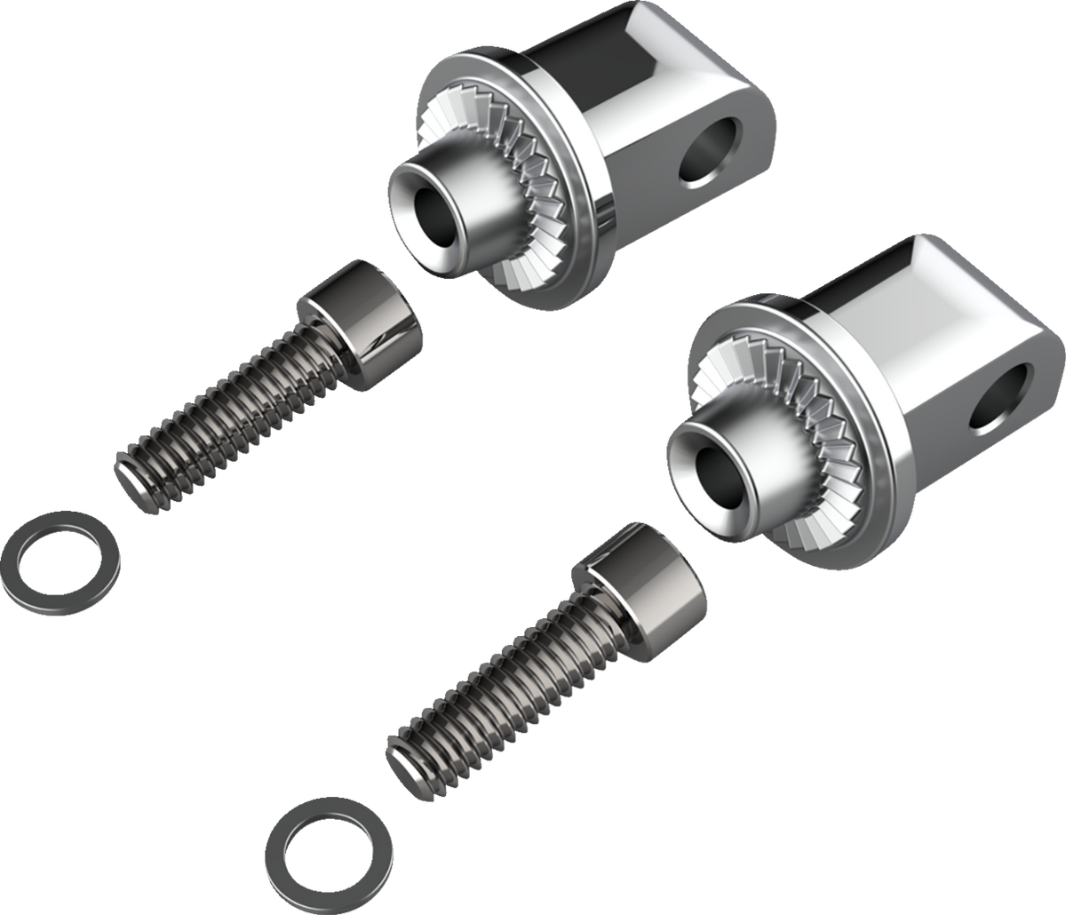 CIRO Peg Adapter - Passenger / Chrome / Indian 1620-2515