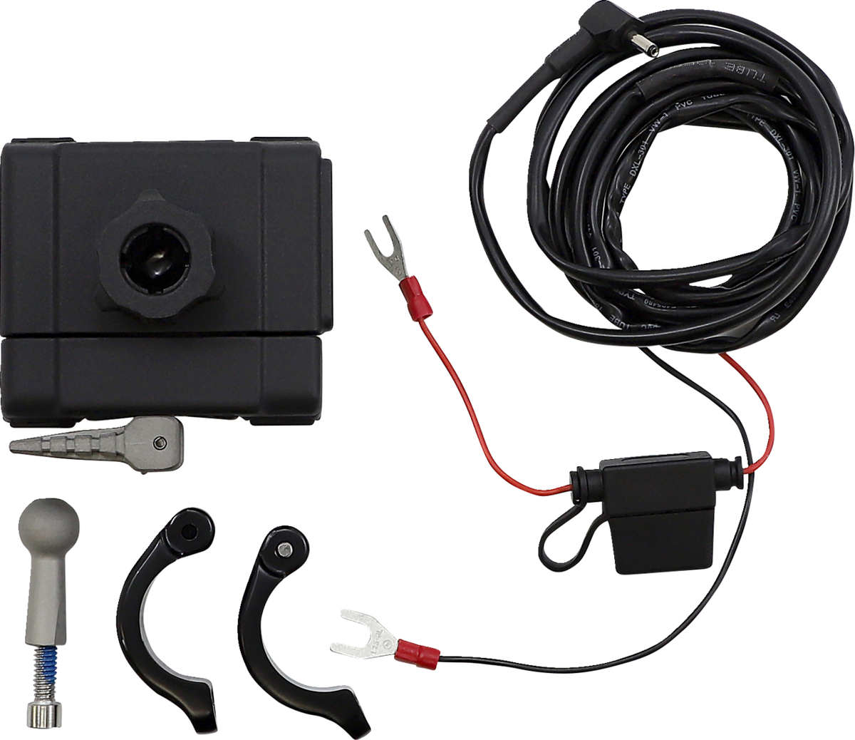 CIRO Phone Holder w/Charger - 1-1/4" Handlebar Mount / Black 4402-0594