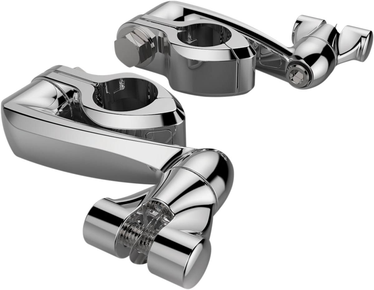 CIRO Pinless Clamp - Chrome / 4" Extension 1624-0300