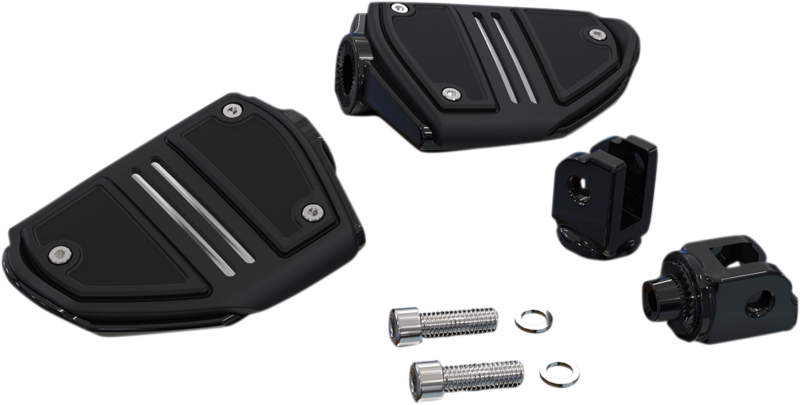 CIRO Twin Rail Foot Pegs - Black 1620-2060