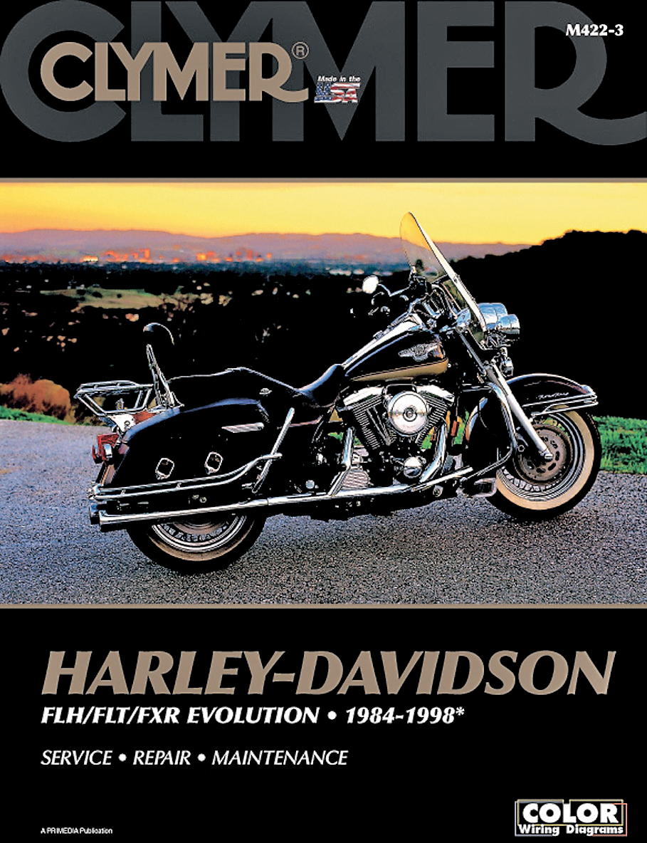 CLYMER Manual - Harley-Davidson / FLH / FLT / FXR Evolution '84-'98 4201-0100
