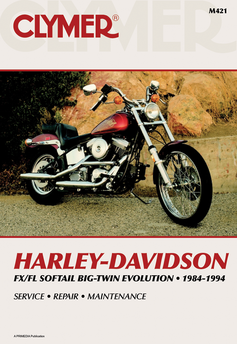 CLYMER Manual - Harley-Davidson / FX / FL Softail EVO M421