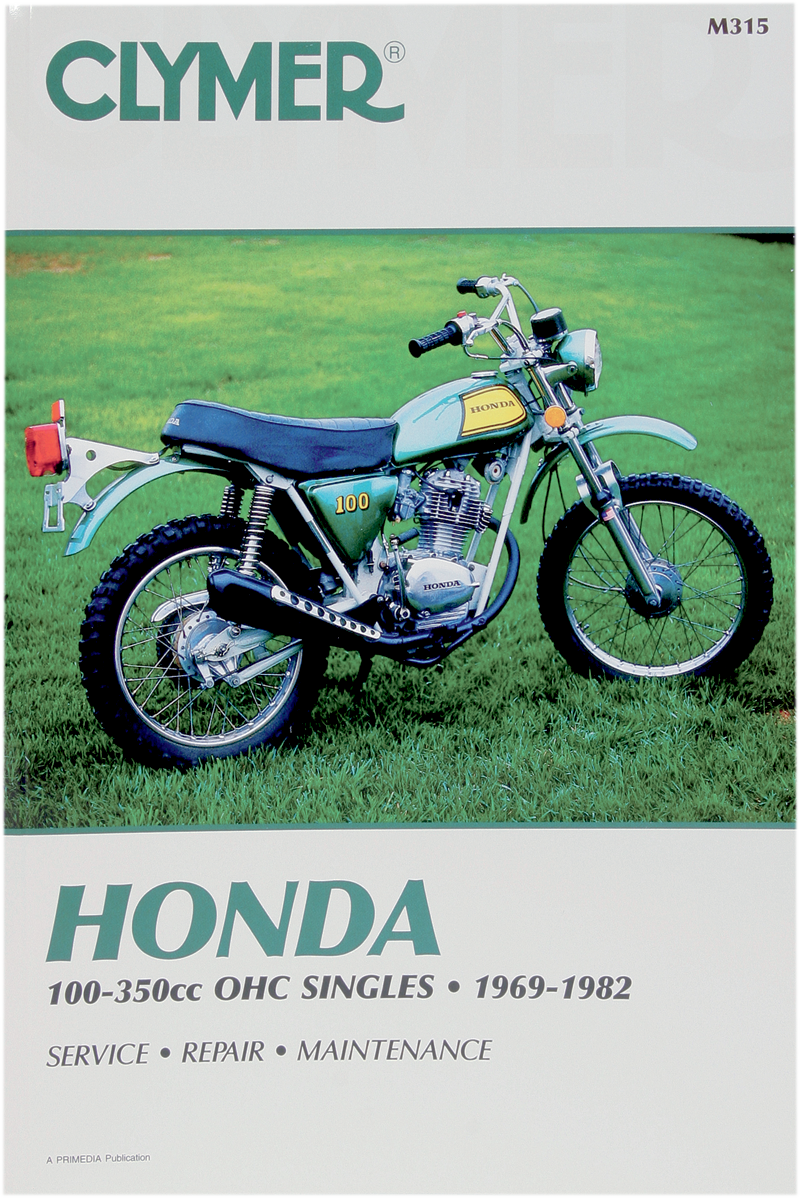 CLYMER Manual - Honda / 100-350 OHC Singles M315
