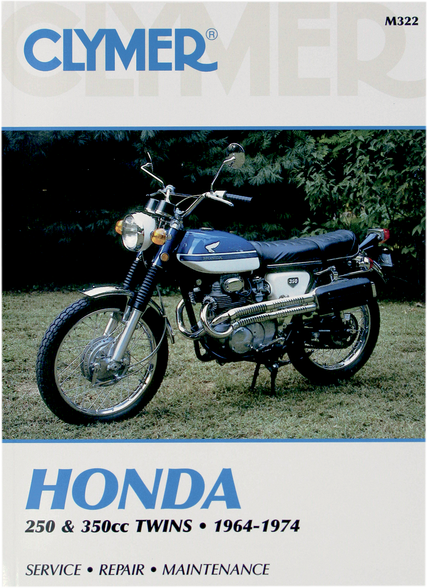 CLYMER Manual - Honda / 250/350 Twins M322