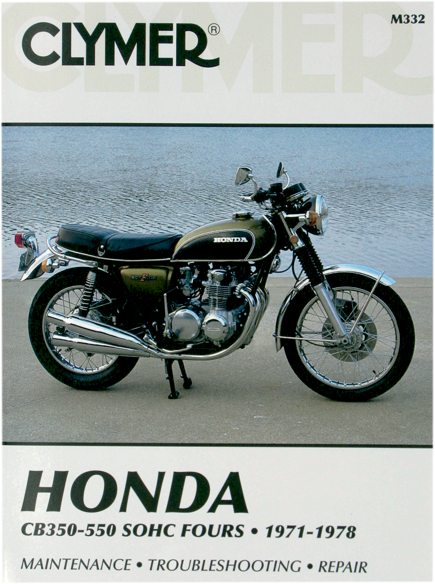 CLYMER Manual - Honda / 350-550cc SOHC Fours M332