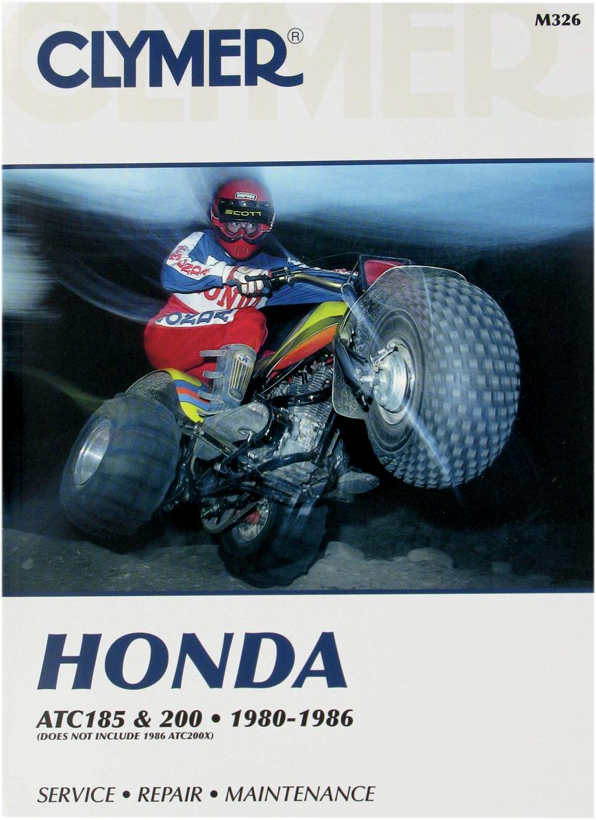 CLYMER Manual - Honda / ATC 185 / 200 M326