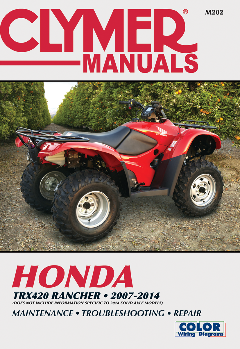 CLYMER Manual - Honda / TRX420 '07-'14 4201-0256