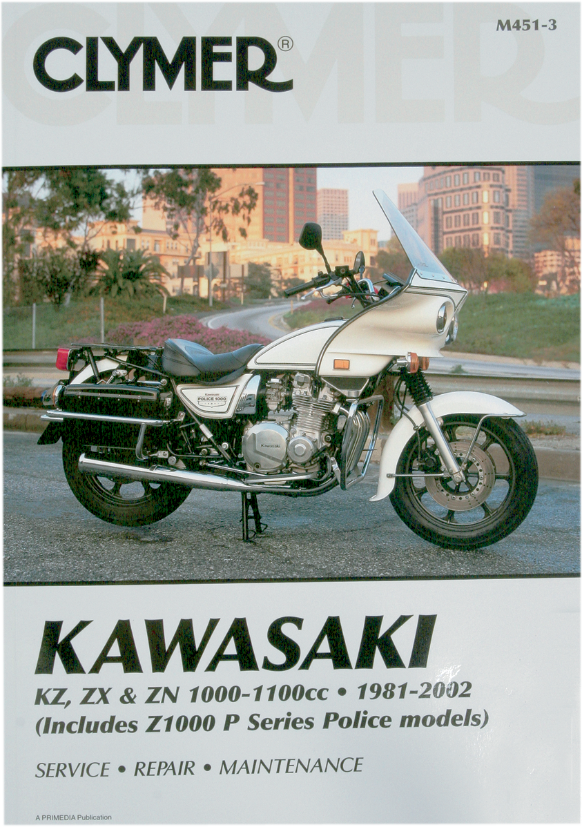 CLYMER Manual - Kawasaki / KZ, ZX, & ZN 1000-1100 M451