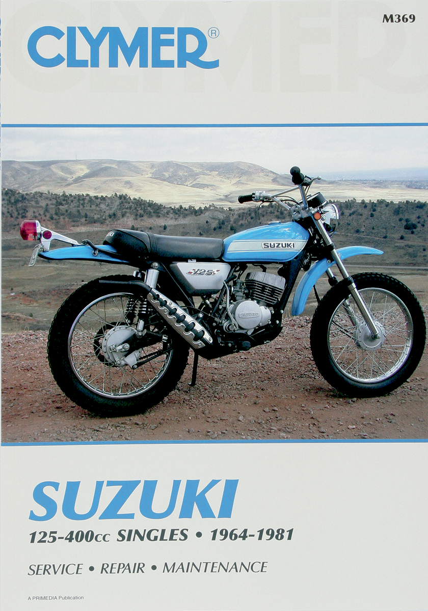 CLYMER Manual - Suzuki / 125-400 Singles M369