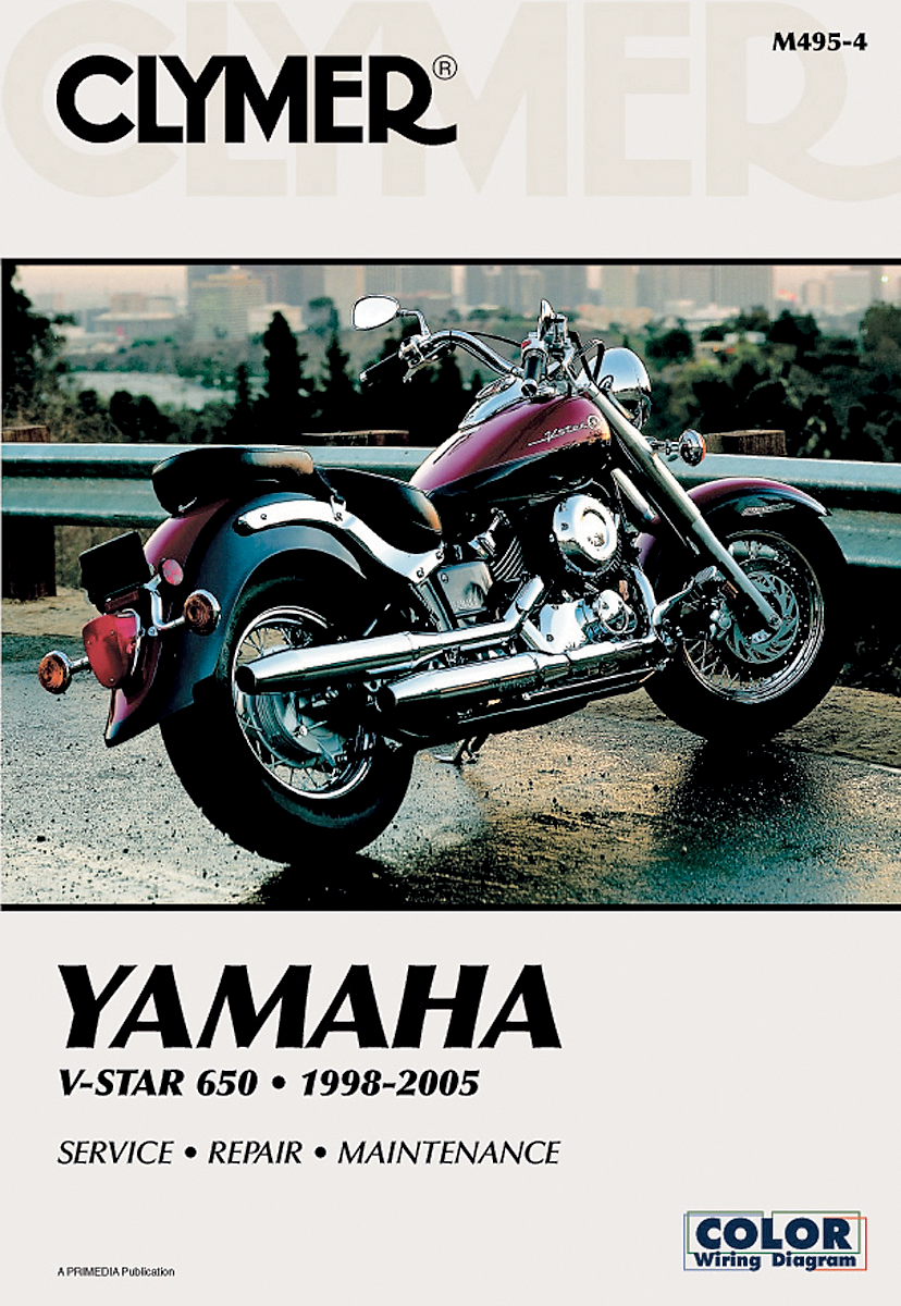 CLYMER Manual - Yamaha / XVS650 V-Star 4201-0090