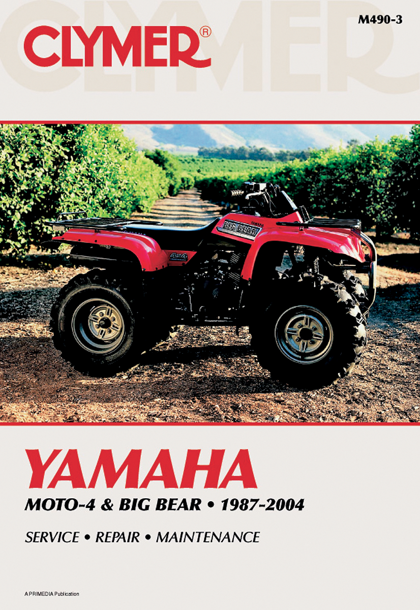 CLYMER Manual - Yamaha / YFM350 Moto-4 / Big Bear 4201-0077