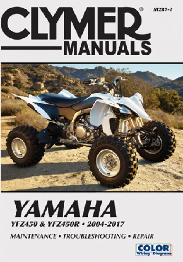 CLYMER Manual - Yamaha / YFZ450 '04-'17 4201-0204
