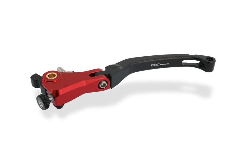 CNC Racing Billet RED RACE Folding Adjustable Clutch Lever for Ducati Multistrada / Diavel V4