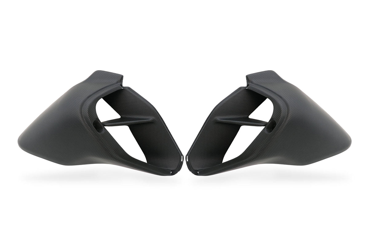 CNC Racing Carbon Fiber Air Conveyors (Intakes) for the Ducati Diavel V4