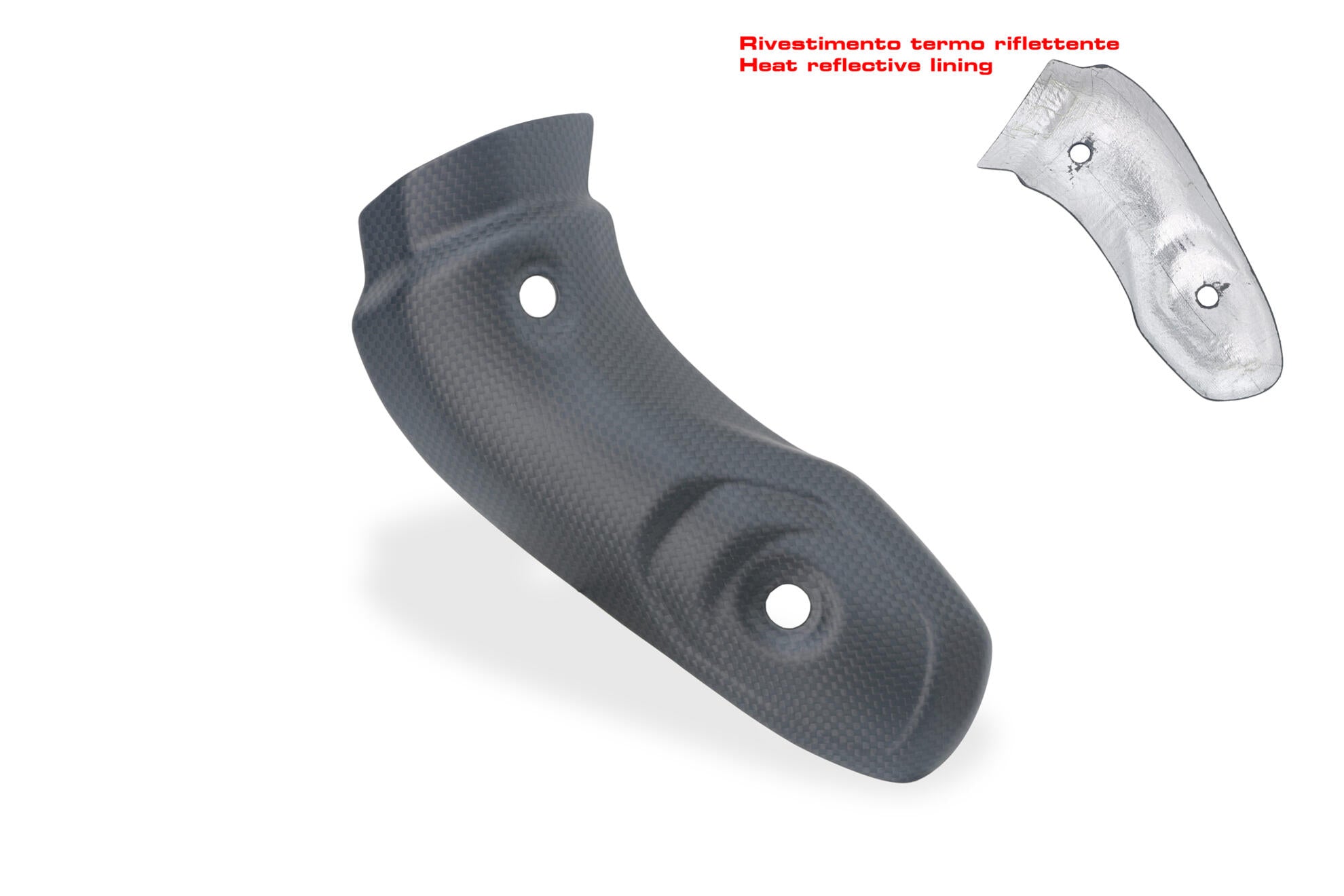 CNC Racing Carbon Fiber Exhaust Lower Pipes Heat Guard for Ducati Multistrada V4 / S (2025+)