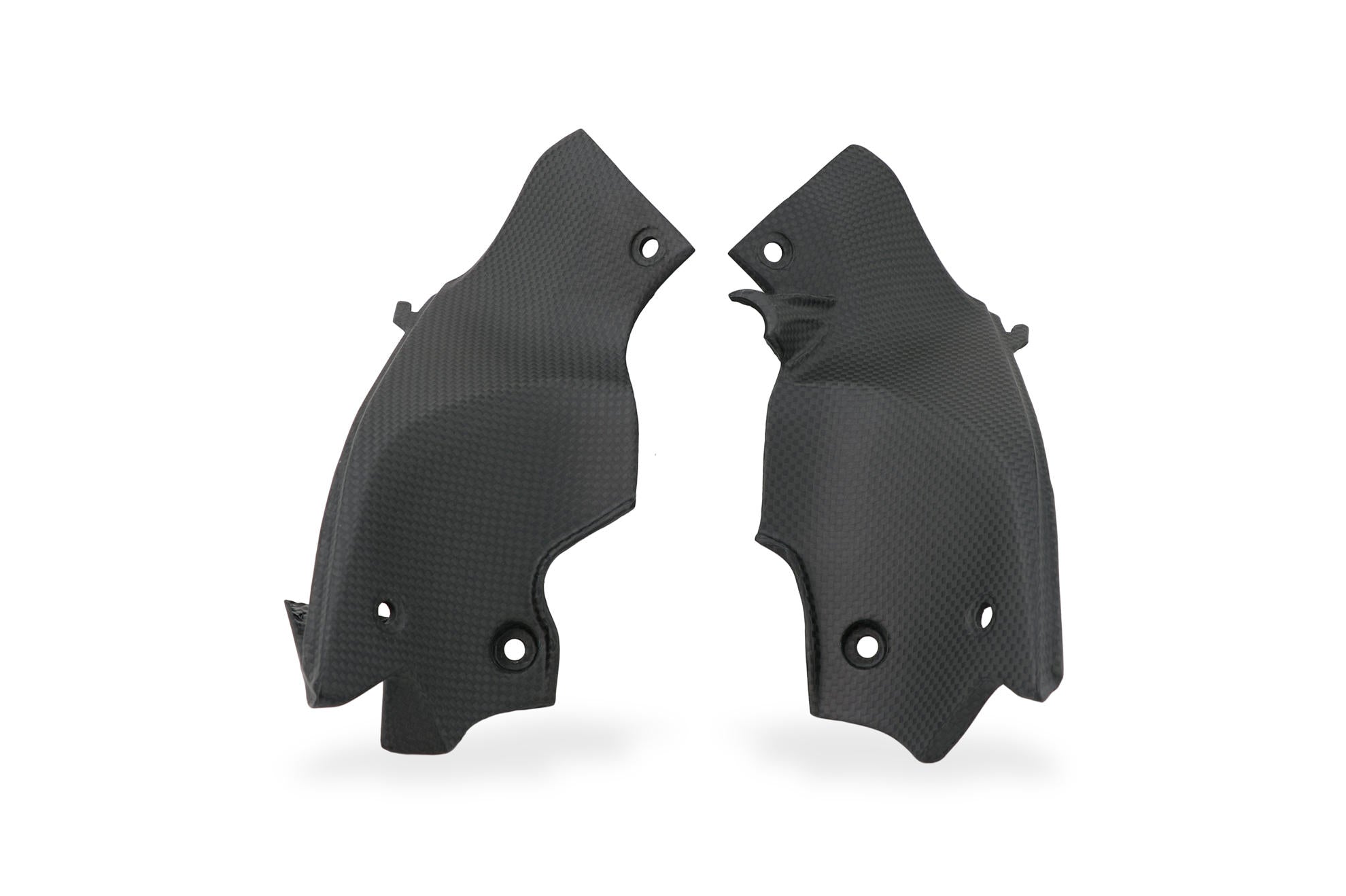 CNC Racing Carbon Fiber Steering Head Covers for the Ducati Streetfighter V2