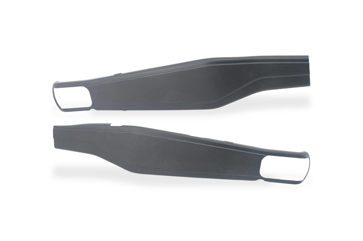 CNC Racing Carbon Fiber Swingarm Covers for the Ducati Hypermotard 698 Mono