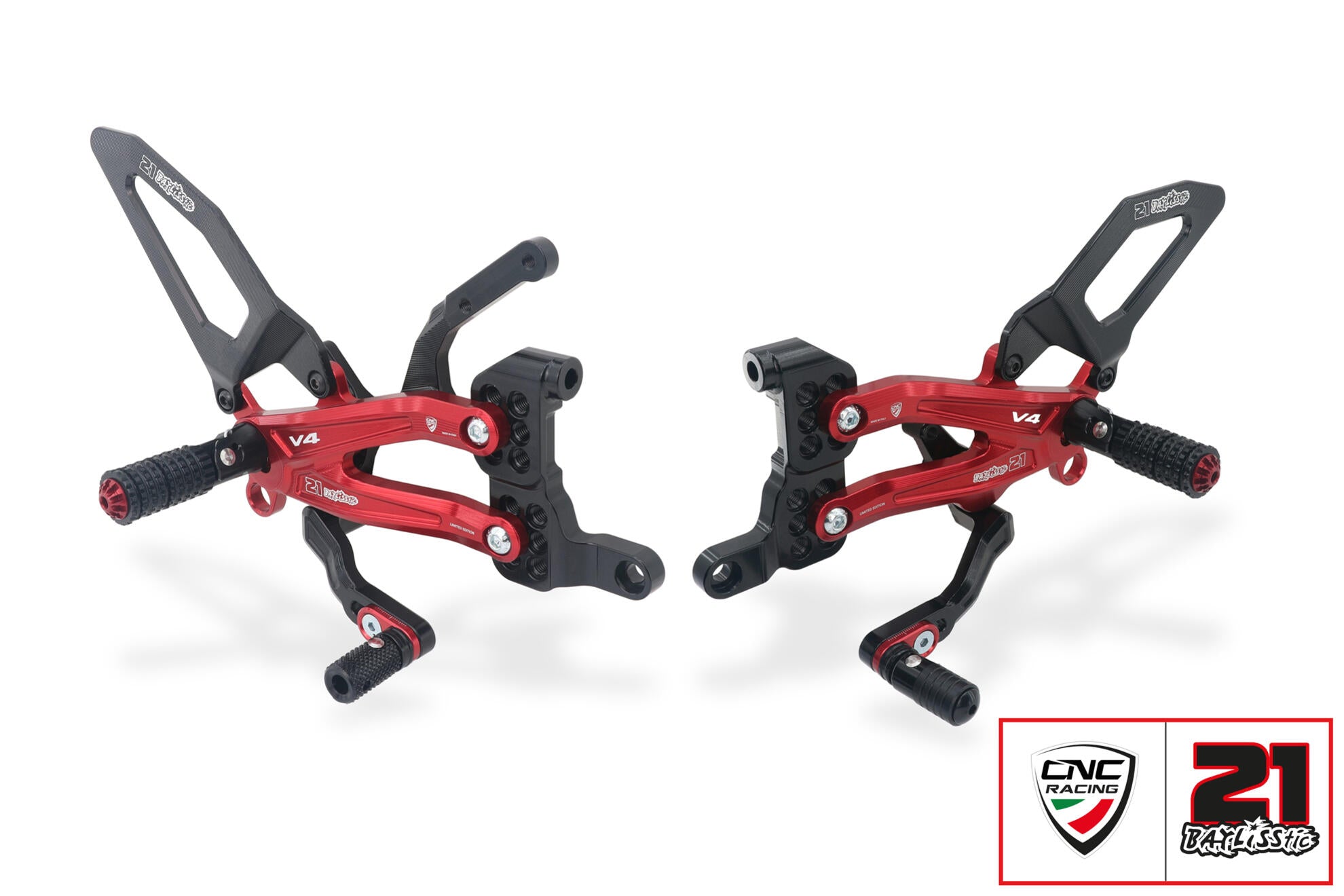 CNC Racing TROY BAYLISS LIMITED EDITION RPS Adjustable Rearset for the Ducati Streetfighter V4 (20-24)