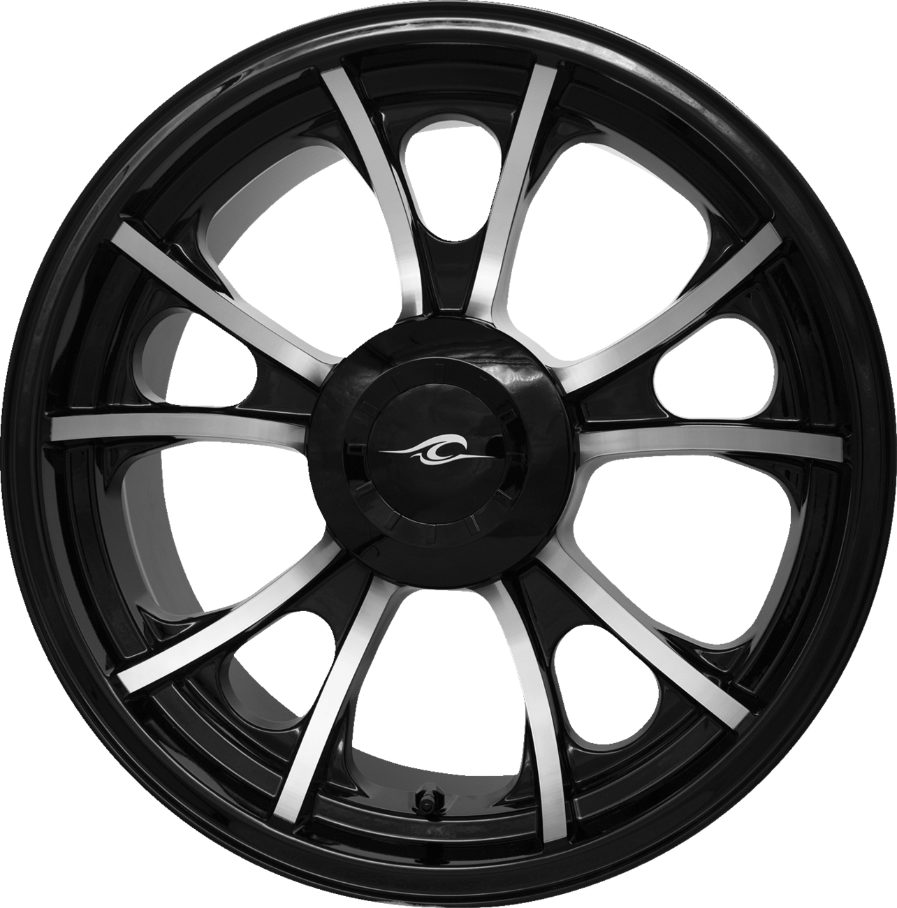 COASTAL MOTO Rear Wheel - Largo 3D / Single Disc/with or without ABS / Black Cut / 18x7 0202-2211
