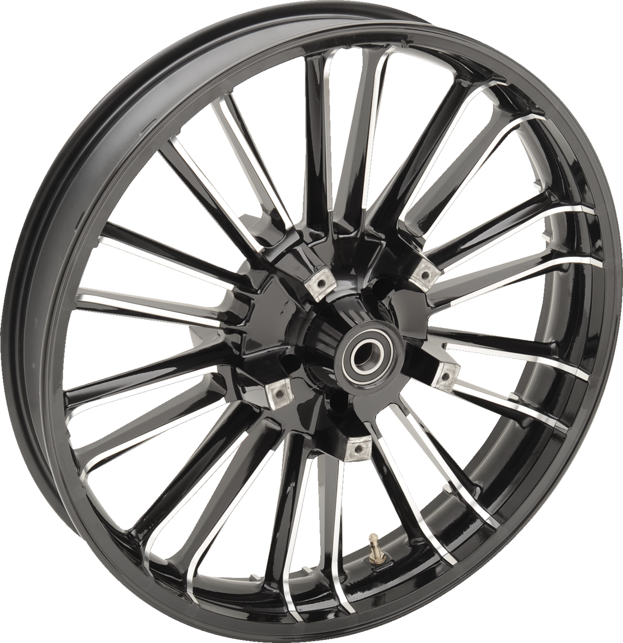 COASTAL MOTO Wheel - Atlantic 3D / Front / Dual Disc/with ABS / Black Cut / 21x3.5 0201-2403