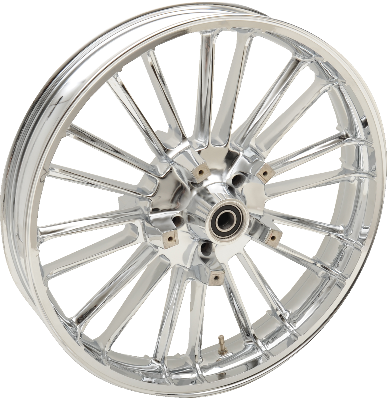 COASTAL MOTO Wheel - Atlantic 3D / Front / Dual Disc/without ABS / Chrome / 21x3.5 / '08+ FL 0201-2222
