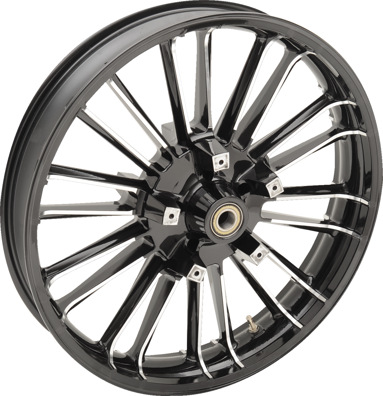 COASTAL MOTO Wheel - Atlantic / Front / Dual Disc/without ABS / Black Cut / 21x3.5 / '00-'07 FL 0201-2259