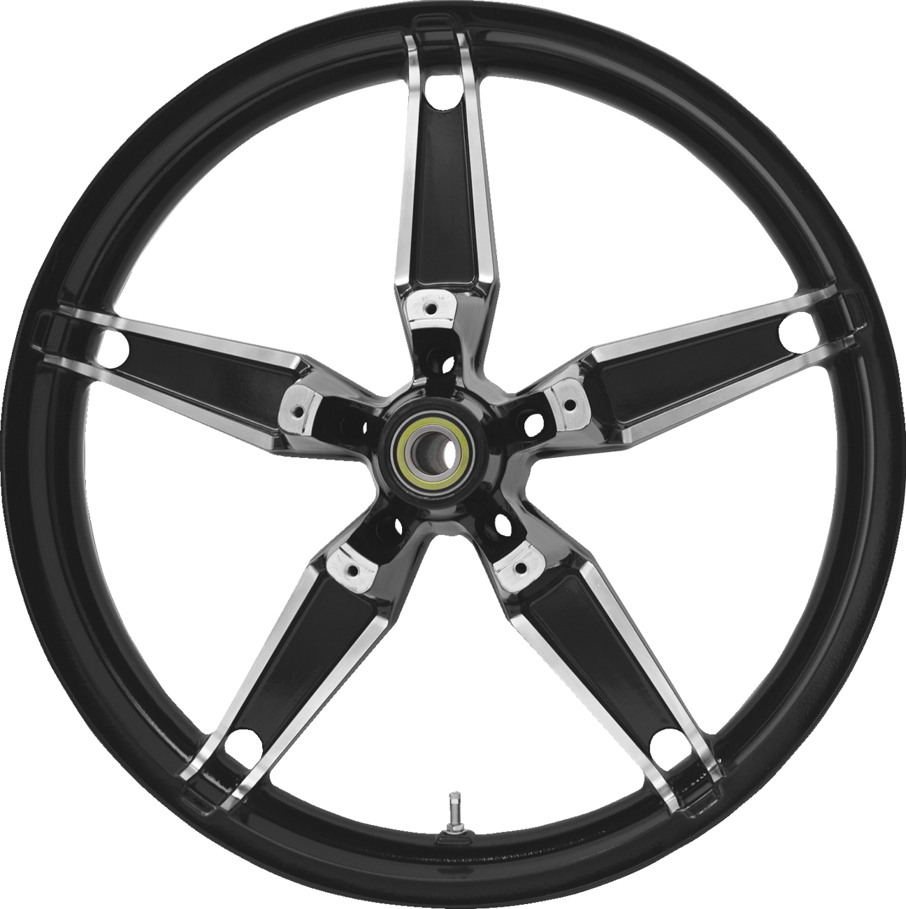 COASTAL MOTO Wheel - Daytona / Front / Dual Disc/with ABS / Black Cut / 21x3.5 0201-2652