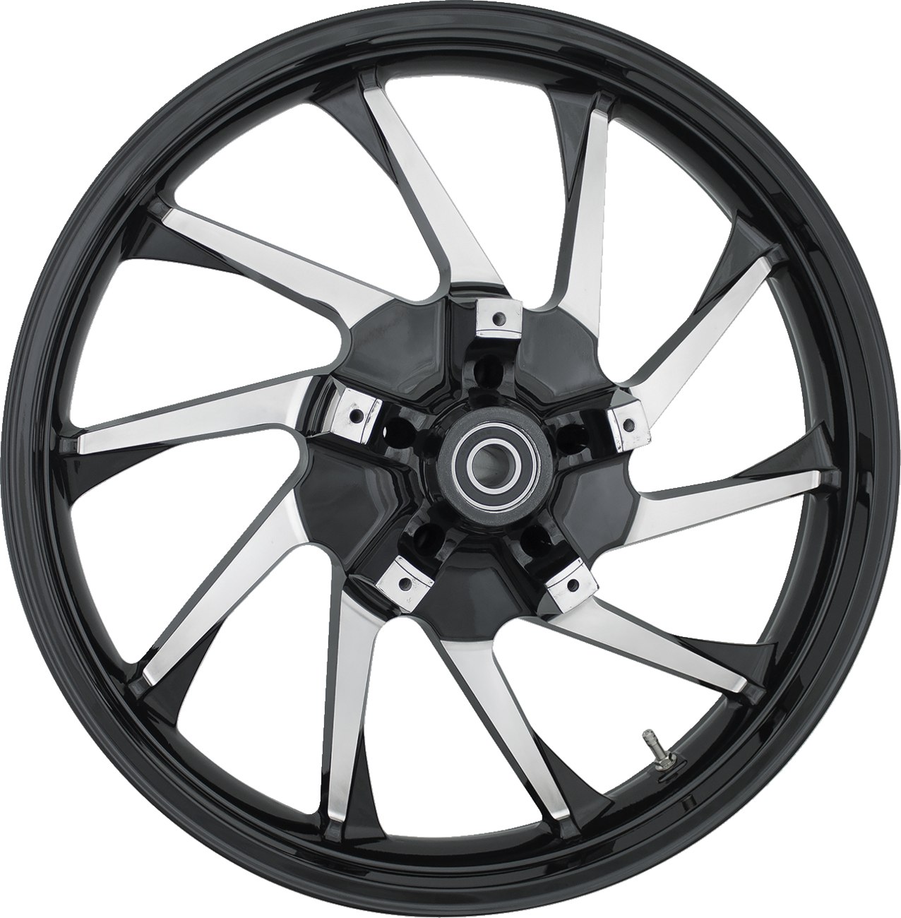 COASTAL MOTO Wheel - Hurricane 3D / Front / Dual Disc/with ABS / Black Cut / 21x3.5 0201-2400