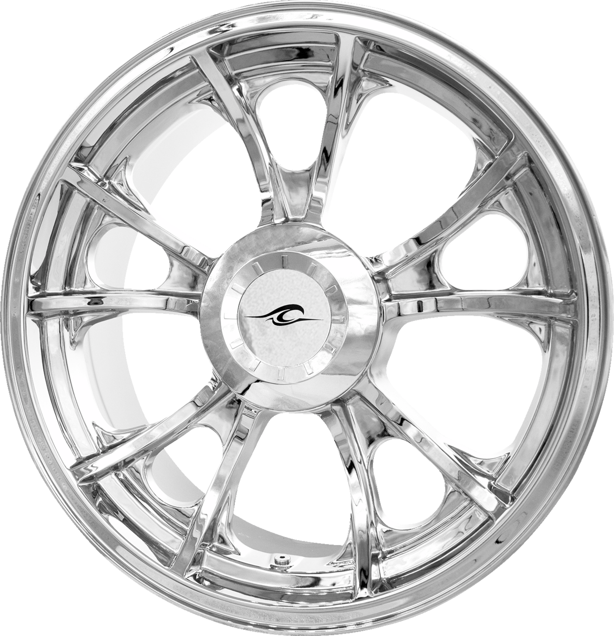 COASTAL MOTO Wheel - Largo 3D / Rear / Single Disc/with or without ABS / Chrome / 18x7 0202-2210