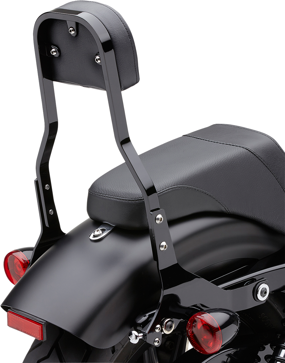 COBRA Detachable Backrest Kit - Backrest Kit / 14" / Black / Softail 1501-0578