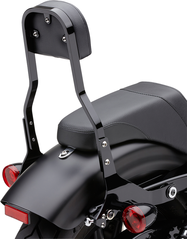 COBRA Detachable Backrest Kit - Backrest Kit / 14" / Black / Softail 1501-0578