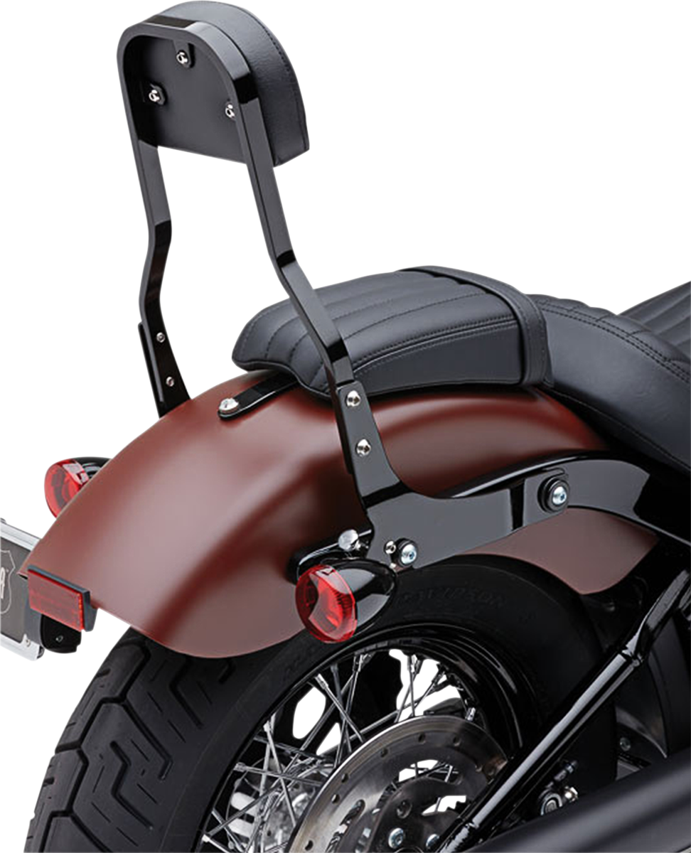COBRA Detachable Backrest Kit - Backrest Kit / 14" / Black / Sportster 1501-0584
