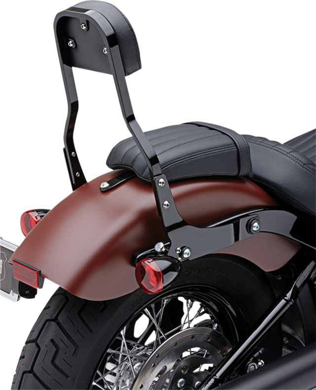 COBRA Detachable Backrest Kit - Backrest Kit / 14" / Black / Sportster 1501-0584