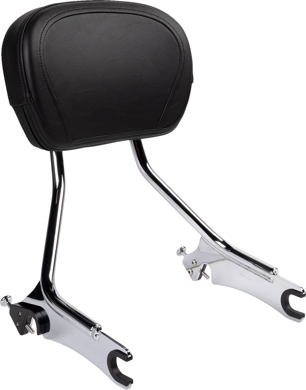 COBRA Detachable Backrest Kit - Detachable Backrest / Chrome / Chieftain 1501-0723