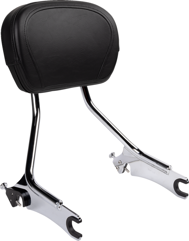 COBRA Detachable Backrest Kit - Detachable Backrest / Chrome / Chieftain 1501-0723
