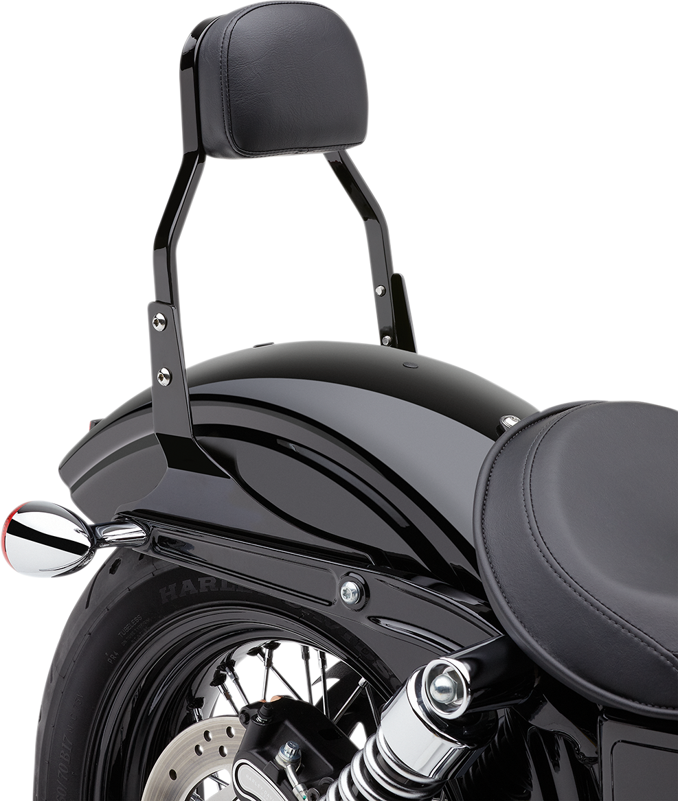 COBRA Square Sissy Bar - Mini Sissy Bar / Black / Dyna 1501-0453