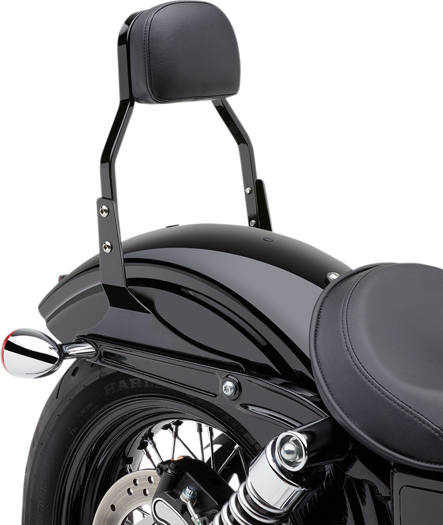 COBRA Square Sissy Bar - Mini Sissy Bar / Black / Softail 1501-0452
