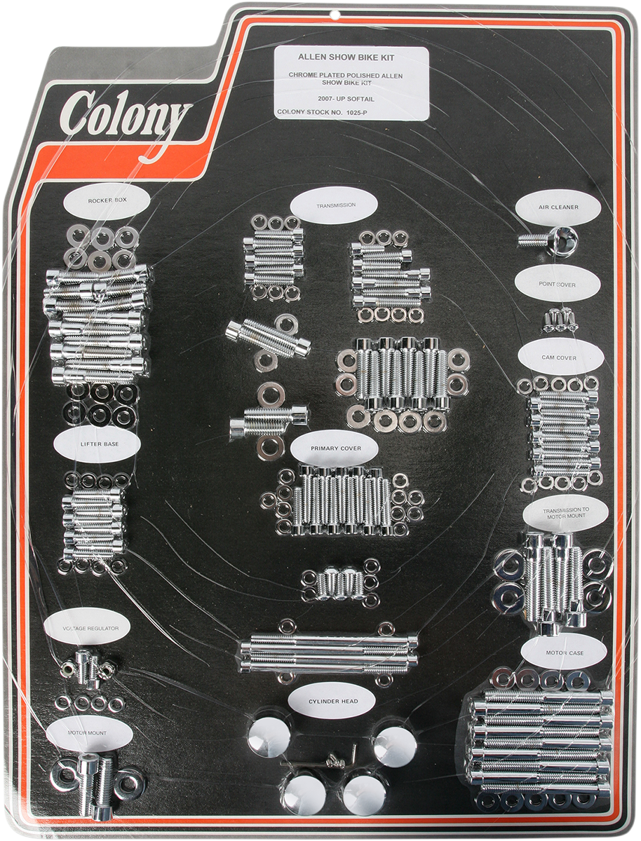 COLONY Bolt Kit - Complete/Motor / Allen/SHOW / Softail 2401-0428