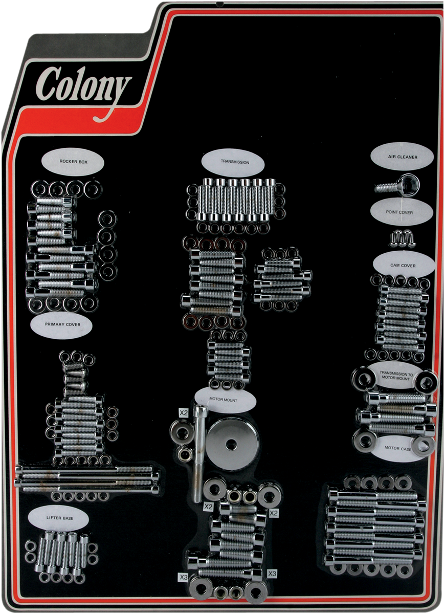 COLONY Bolt Kit - Complete/Motor / Allen/SHOW / Touring 2401-0429