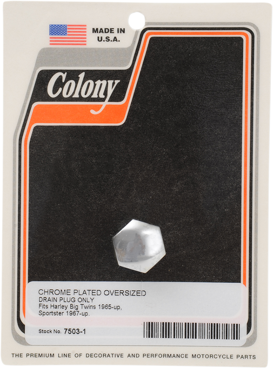 COLONY Drain Plug - Oversize / Chrome DS-190919