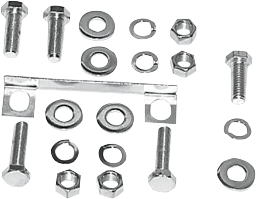COLONY Hardware Kit - Transmission Mount / Chrome / '65-Early '77 Big Twin 2401-0624