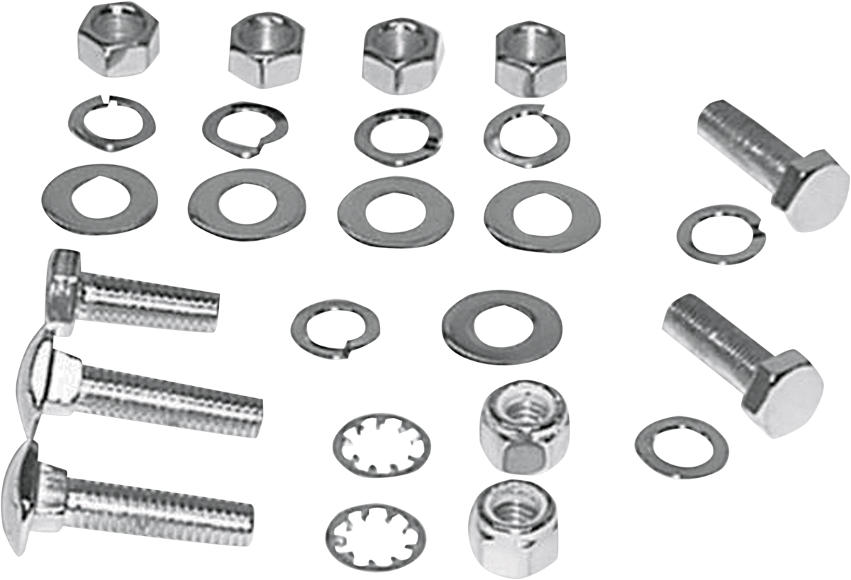 COLONY Hardware Kit - Transmission Mount / Chrome / Late '77-'86 Big Twin 2401-0625