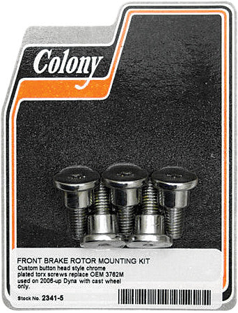 COLONY MACHINE Brake Rotor Screw Kit - 2341-5