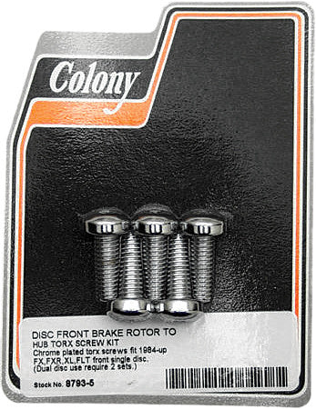 COLONY MACHINE Brake Rotor Screw Kit - 8793-5